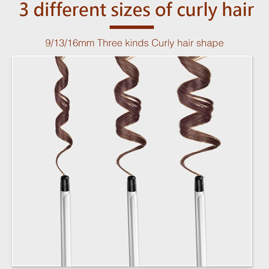 Professional 9/19mm Curling Iron Hair Wet/Dry Ceramic Curling Wand Roller Beauty Salon Hair Curlers Stick EU/UK Plug
Professional 9/19mm Curling Iron Hair Wet/Dry Ceramic Curling Wand Roller Beauty Salon Hair Curlers Stick EU/UK Plug