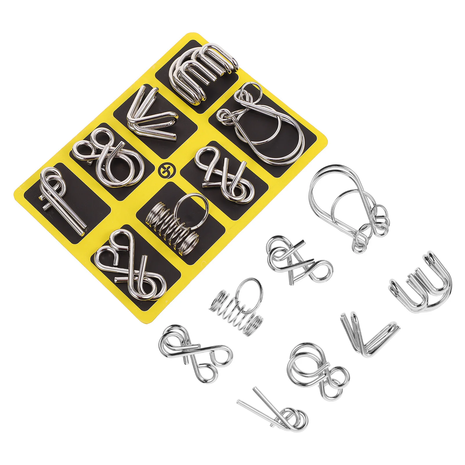 Unlock Toys Cognitive Stainless Steel Wire IQ Puzzles Intellectual Brain Teaser
Unlock Toys Cognitive Stainless Steel Wire IQ Puzzles Intellectual Brain Teaser