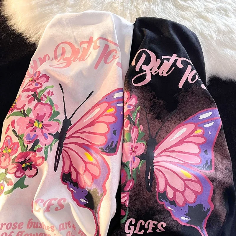 Designer Punk Style Retro Boho Flower T Shirt Short Sleeve Y2K Tops Goth Clothes Streetwear Korean Fashion Office Lady Loose Tee
Designer Punk Style Retro Boho Flower T Shirt Short Sleeve Y2K Tops Goth Clothes Streetwear Korean Fashion Office Lady Loose Tee