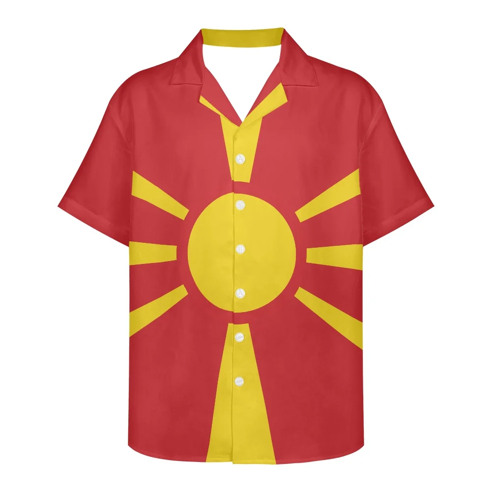 Macedonia Flag Design Pattern Summer Vintage Fashion Short Sleeve Hawaii Shirts For Men Camisa Masculina Casual Holiday Party
Macedonia Flag Design Pattern Summer Vintage Fashion Short Sleeve Hawaii Shirts For Men Camisa Masculina Casual Holiday Party