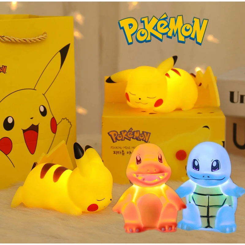 Pokemon Pikachu Night Light Room Decoration Cute Cartoons Model Soft Light LED Illumination Toys Children Bedroom Ornament Gifts
Pokemon Pikachu Night Light Room Decoration Cute Cartoons Model Soft Light LED Illumination Toys Children Bedroom Ornament Gifts