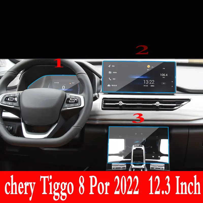 Защитная пленка из закаленного стекла для Chery Tiggo 8 Por GPS навигационный центр экран 2021-2022 12,3 дюйма Автомобильная наклейка для внутреннего инте...
Защитная пленка из закаленного стекла для Chery Tiggo 8 Por GPS навигационный центр экран 2021-2022 12,3 дюйма Автомобильная наклейка для внутреннего инте...