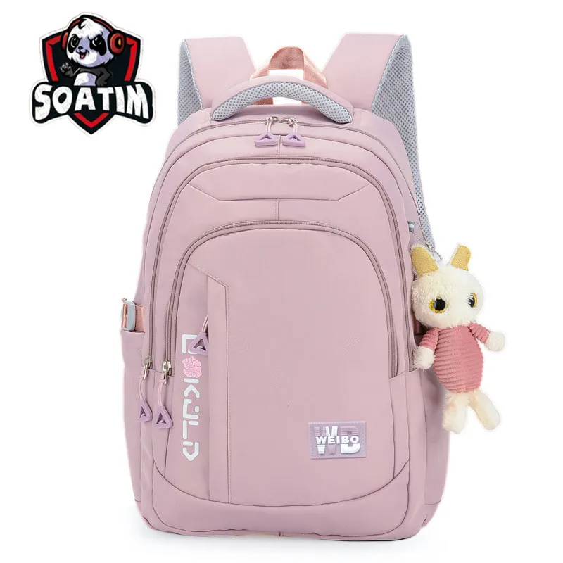 2023 New Waterproof Children School bags for Girls Orthopedic Backpack Kids Book Bags primary school Backpack schoolbag Mochilas 
2023 New Waterproof Children School bags for Girls Orthopedic Backpack Kids Book Bags primary school Backpack schoolbag Mochilas