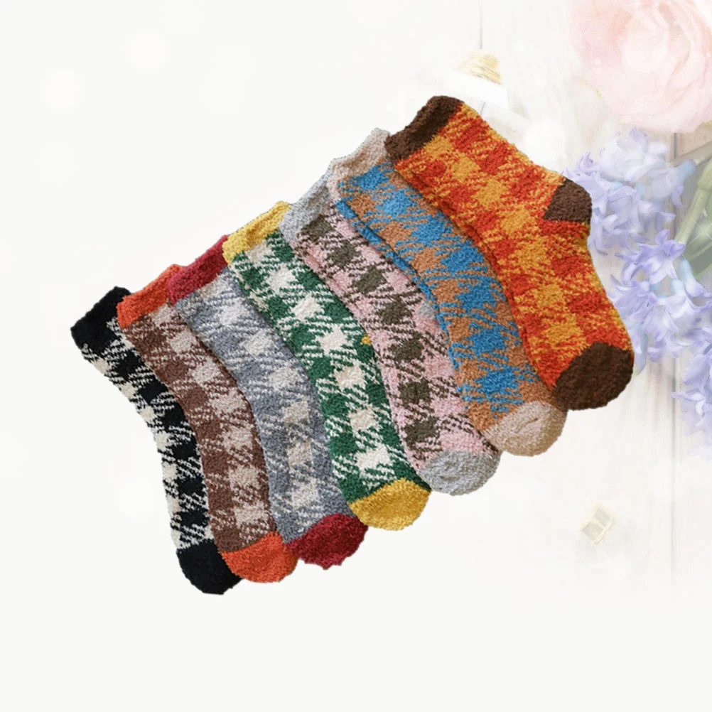 7Pairs of Thicken Coral Fleece Ankle Socks Warm Thick Floor Socks Fluffy Sleep Bed Socks
7Pairs of Thicken Coral Fleece Ankle Socks Warm Thick Floor Socks Fluffy Sleep Bed Socks
