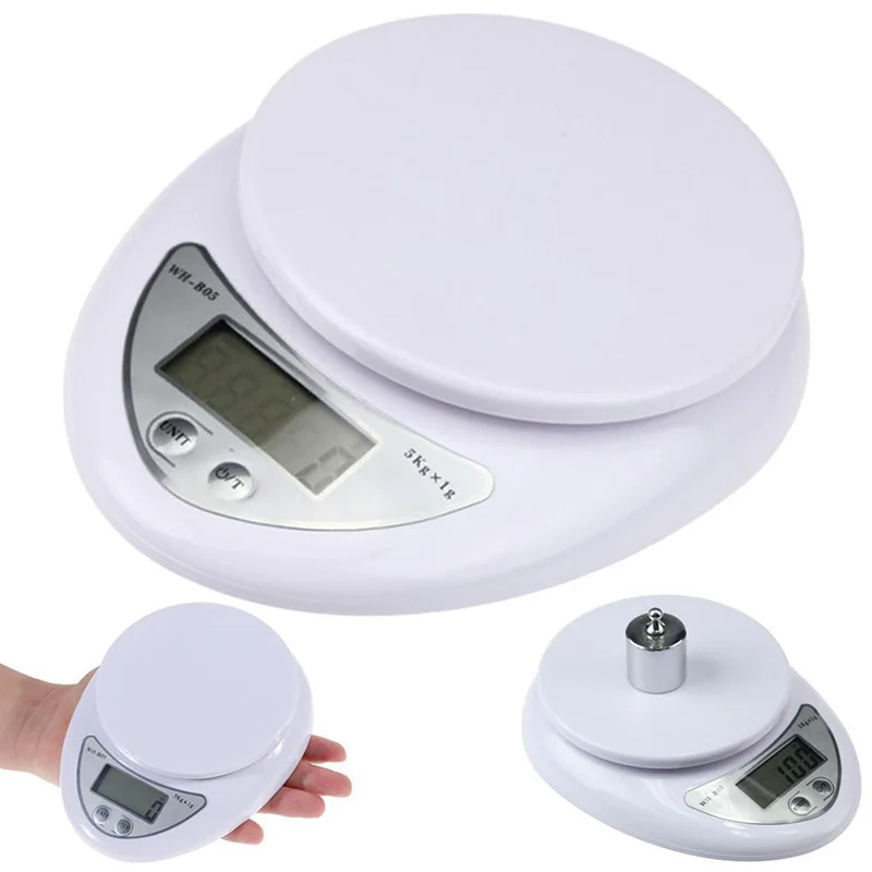 LED Electronic Scales Measuring Weight Digital Scale Portable Kitchen supplies Food Balance 1Pcs 5kg/1g Electronic Scales
LED Electronic Scales Measuring Weight Digital Scale Portable Kitchen supplies Food Balance 1Pcs 5kg/1g Electronic Scales