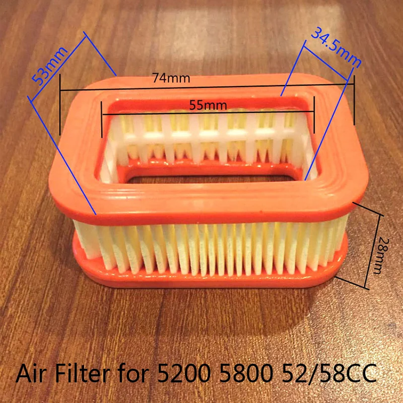 Gasoline Chainsaw Paper Air Filter Replacement For 5200 5800 52/58CC Chainsaws Garden Power Equipment Chainsaw Accessories
Gasoline Chainsaw Paper Air Filter Replacement For 5200 5800 52/58CC Chainsaws Garden Power Equipment Chainsaw Accessories