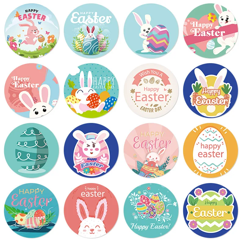 500pcs Happy Easter Gift Sticker Roll Decorations Eggs Rabbit Sticker Easter Party Favors for Party Kids Games Gift Bag Decors
500pcs Happy Easter Gift Sticker Roll Decorations Eggs Rabbit Sticker Easter Party Favors for Party Kids Games Gift Bag Decors