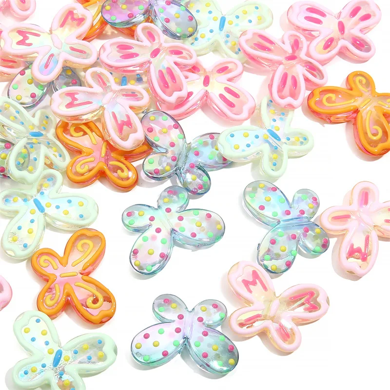Acrylic Drip Oil Cartoon Hand-painted Candy Butterfly Beads Scattered Beads DIY Handmade Jewelry Accessories
Acrylic Drip Oil Cartoon Hand-painted Candy Butterfly Beads Scattered Beads DIY Handmade Jewelry Accessories