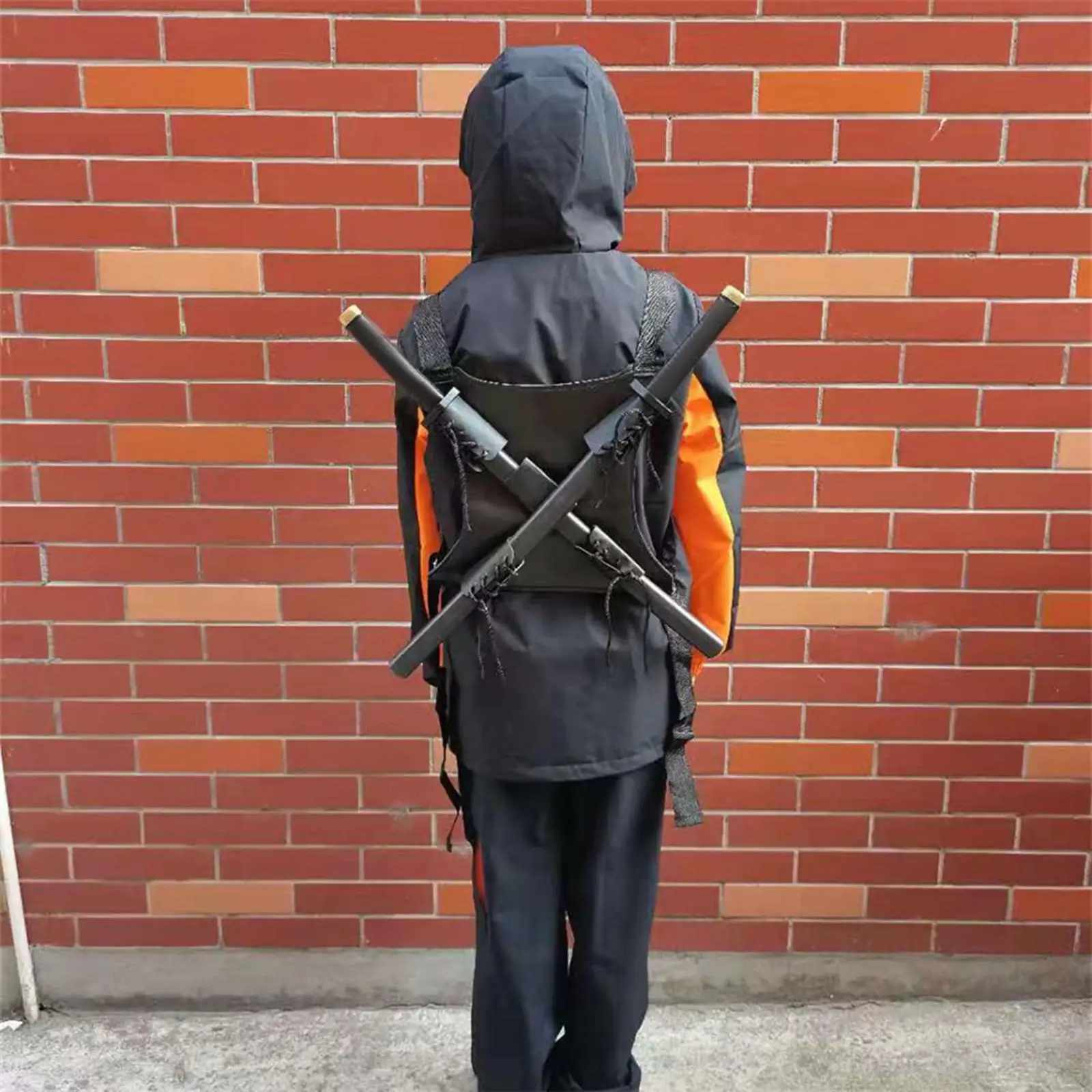 Medieval Sword Back Scabbard Dual Sword Carrying Case Back Strap Samurai PU Leather Cosplay Prop Costume Viking Sword Carry Case
Medieval Sword Back Scabbard Dual Sword Carrying Case Back Strap Samurai PU Leather Cosplay Prop Costume Viking Sword Carry Case