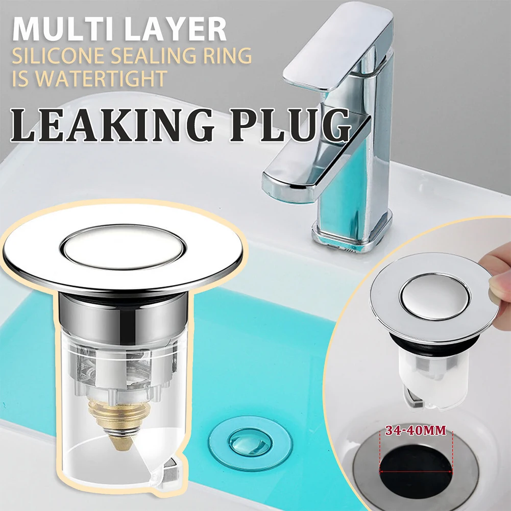 Universal Stainless Steel Basin Pop-Up Bounce Core Basin Drain Filter Hair Catcher Sink Strainer Bathtub Stopper Bathroom Tool
Universal Stainless Steel Basin Pop-Up Bounce Core Basin Drain Filter Hair Catcher Sink Strainer Bathtub Stopper Bathroom Tool
