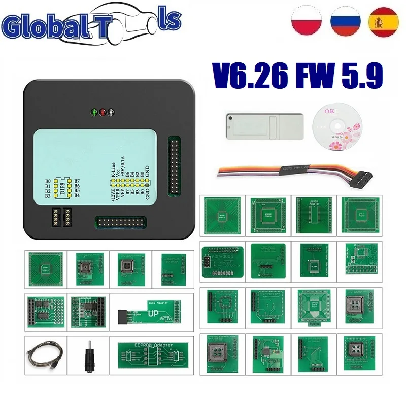 Newest XProg V6.50 V6.26 ECU Programmer V6.17 X-prog M EEPROM Adapter V6.12 Xprog M ECU Chip Tuning Tool XProg V5.84 XPROG V5.55
Newest XProg V6.50 V6.26 ECU Programmer V6.17 X-prog M EEPROM Adapter V6.12 Xprog M ECU Chip Tuning Tool XProg V5.84 XPROG V5.55