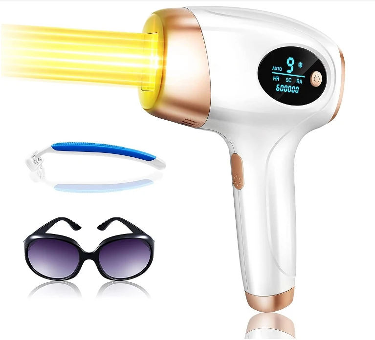 Upgrade 999,900 Flash IPL for women and men face, legs, arms, bikini line for home use
Upgrade 999,900 Flash IPL for women and men face, legs, arms, bikini line for home use