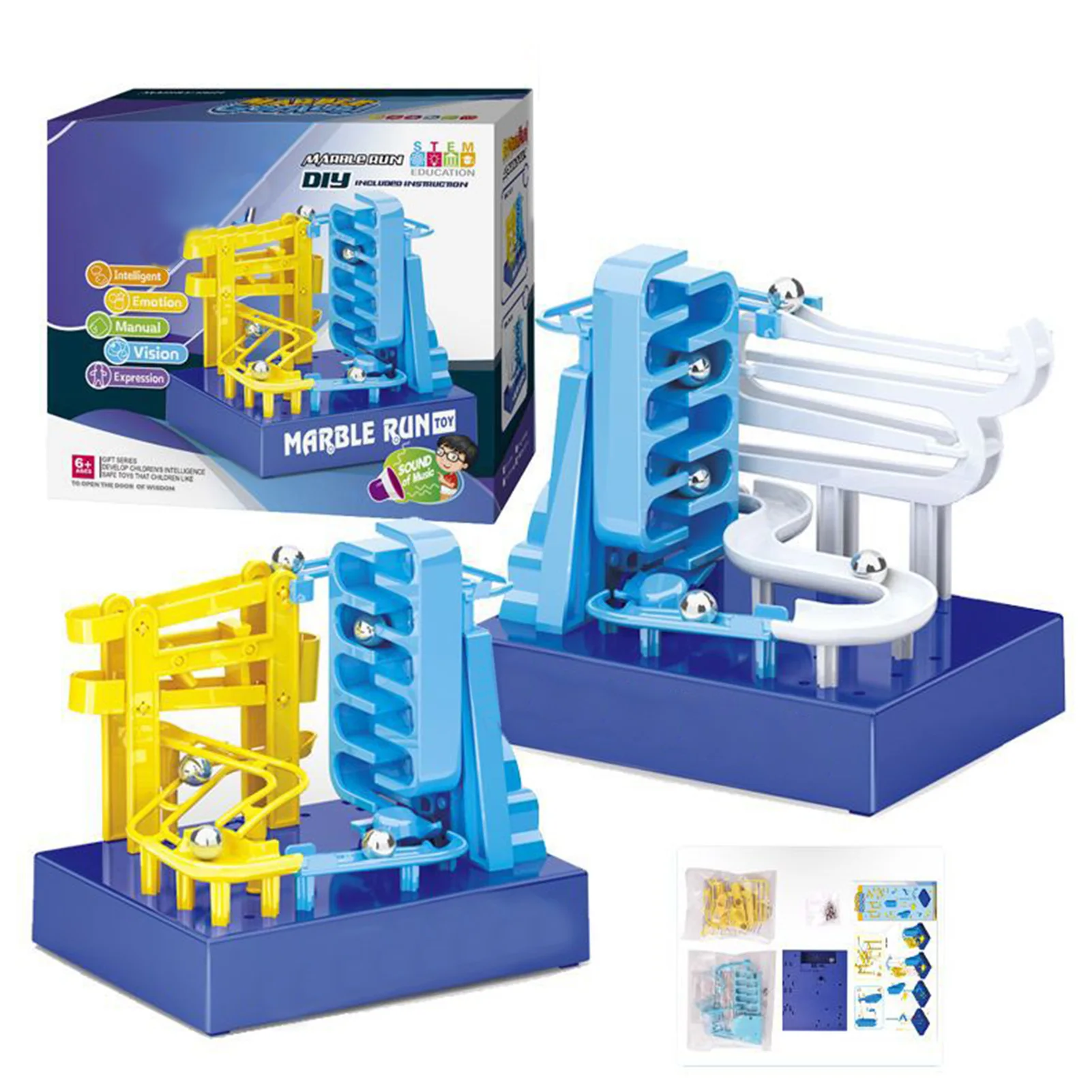 Marble Race Track Game Marble Runs Toy Construction Building Blocks Parent-Child Interaction Toy Innovative Birthday Christmas
Marble Race Track Game Marble Runs Toy Construction Building Blocks Parent-Child Interaction Toy Innovative Birthday Christmas