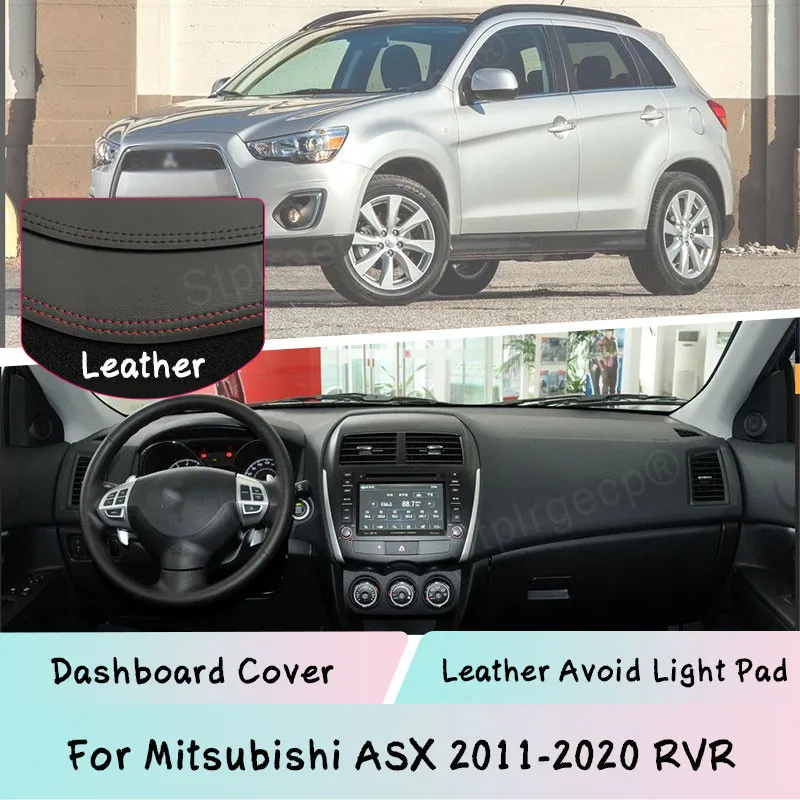 Кожаный коврик для приборной панели Mitsubishi ASX 2011-2020 RVR, легкий коврик, Солнцезащитный коврик, Защитная панель, ковер с защитой от УФ-лучей 
Кожаный коврик для приборной панели Mitsubishi ASX 2011-2020 RVR, легкий коврик, Солнцезащитный коврик, Защитная панель, ковер с защитой от УФ-лучей