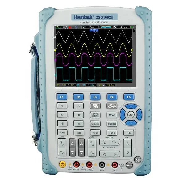 Hantek DSO1062B 2 Channels Digital Multimeter Oscilloscope 60Mhz Bandwidth LCD USB Handheld Osciloscopio 6000 Counts DMM
Hantek DSO1062B 2 Channels Digital Multimeter Oscilloscope 60Mhz Bandwidth LCD USB Handheld Osciloscopio 6000 Counts DMM