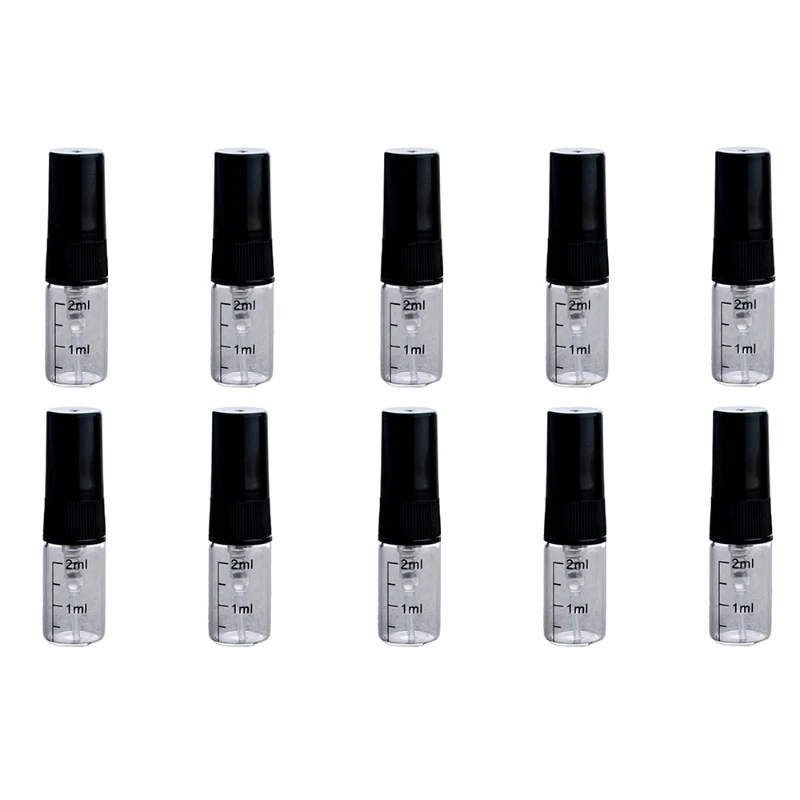 10pcs 2ml Refillable Perfume Bottle with Scale Empty Cosmetic Spray Bottles Portable Travel Tool
10pcs 2ml Refillable Perfume Bottle with Scale Empty Cosmetic Spray Bottles Portable Travel Tool