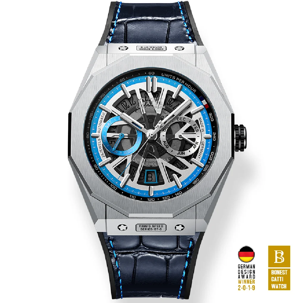 BONEST GATTI Men Automatic Watch Vintage Watches Mechanical Wristwatch Skeleton 50M Waterproof Luminous Sapphire Month Week Date
BONEST GATTI Men Automatic Watch Vintage Watches Mechanical Wristwatch Skeleton 50M Waterproof Luminous Sapphire Month Week Date