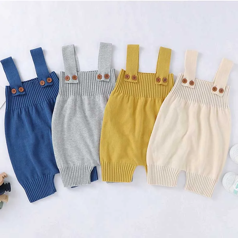 Baby Knitting Rompers Overalls Newborn Sleeveless Solid Color Jumpsuit Girls Boys Clothes Baby Romper Leisure PP Jumpsuit
Baby Knitting Rompers Overalls Newborn Sleeveless Solid Color Jumpsuit Girls Boys Clothes Baby Romper Leisure PP Jumpsuit