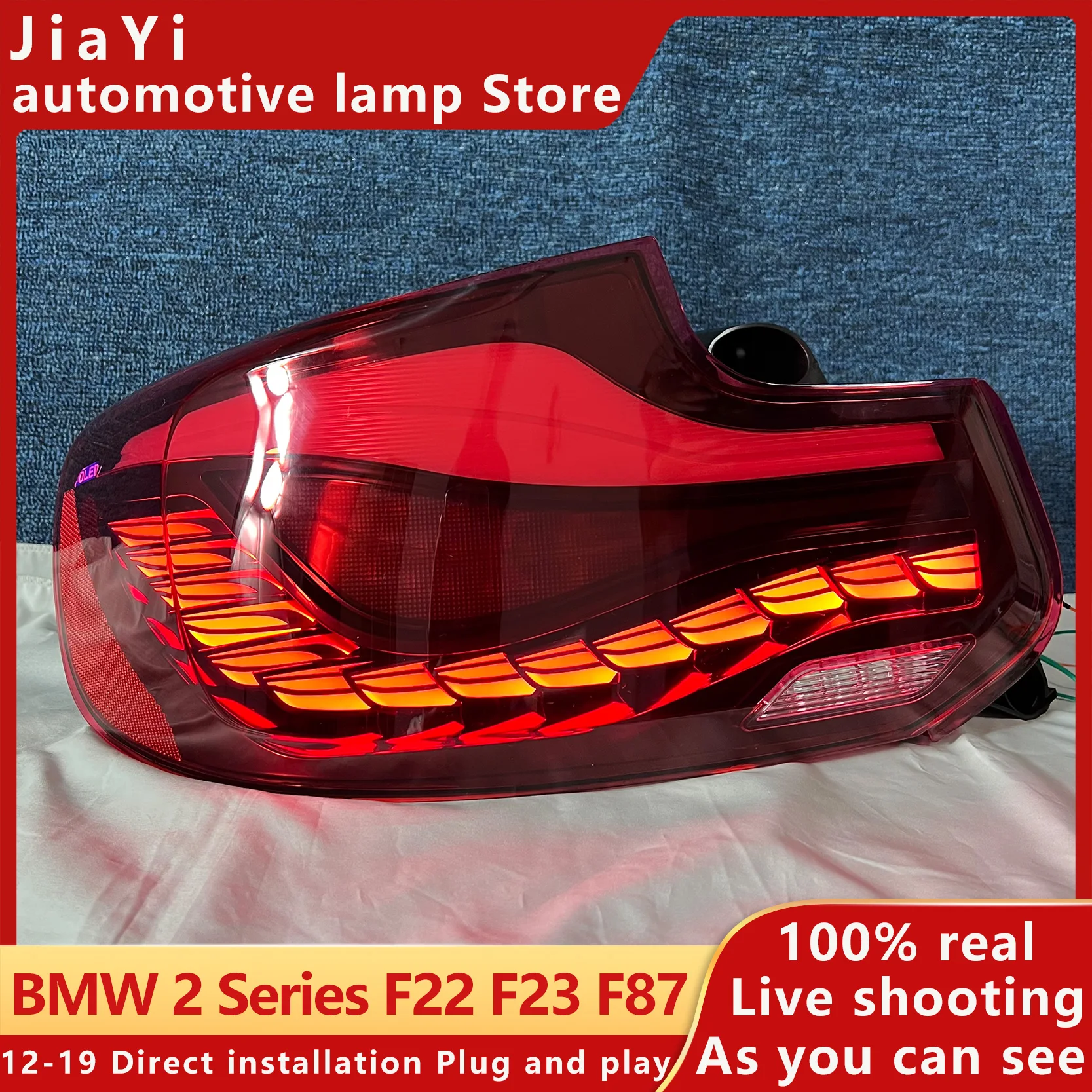 For BMW 2 Series F22 F23 F87 M2 M2C OLED Running Light Sequential Turn Light Tail Light Assembly 218i 220 230 240 LED Tail Light
For BMW 2 Series F22 F23 F87 M2 M2C OLED Running Light Sequential Turn Light Tail Light Assembly 218i 220 230 240 LED Tail Light