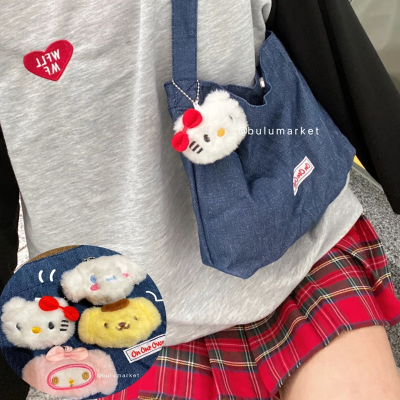 Плюшевый брелок Hello Kitty Sanrio, кукла, Сумка с подвеской My Melody Cinnamoroll, помпон пурин, 12 см, милые плюшевые игрушки
Плюшевый брелок Hello Kitty Sanrio, кукла, Сумка с подвеской My Melody Cinnamoroll, помпон пурин, 12 см, милые плюшевые игрушки