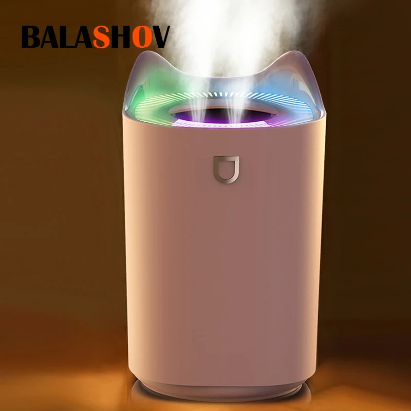 3L Air Humidifier Electric Aroma Diffuser Double Nozzle Colorful LED Light Ultrasonic Cool Mist Spray Humidifiers Car Purifier
3L Air Humidifier Electric Aroma Diffuser Double Nozzle Colorful LED Light Ultrasonic Cool Mist Spray Humidifiers Car Purifier