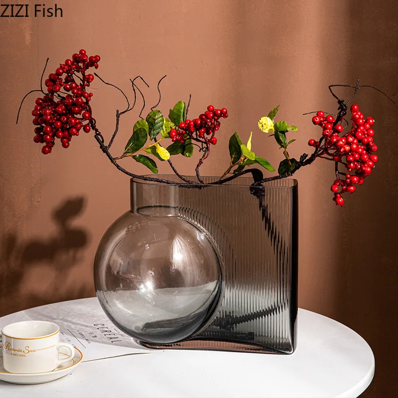 Transparent Sphere Glass Vase Hydroponic Flower Pots Decorative Flower Arrangement Desk Decoration Floral Vases Modern Decor
Transparent Sphere Glass Vase Hydroponic Flower Pots Decorative Flower Arrangement Desk Decoration Floral Vases Modern Decor
