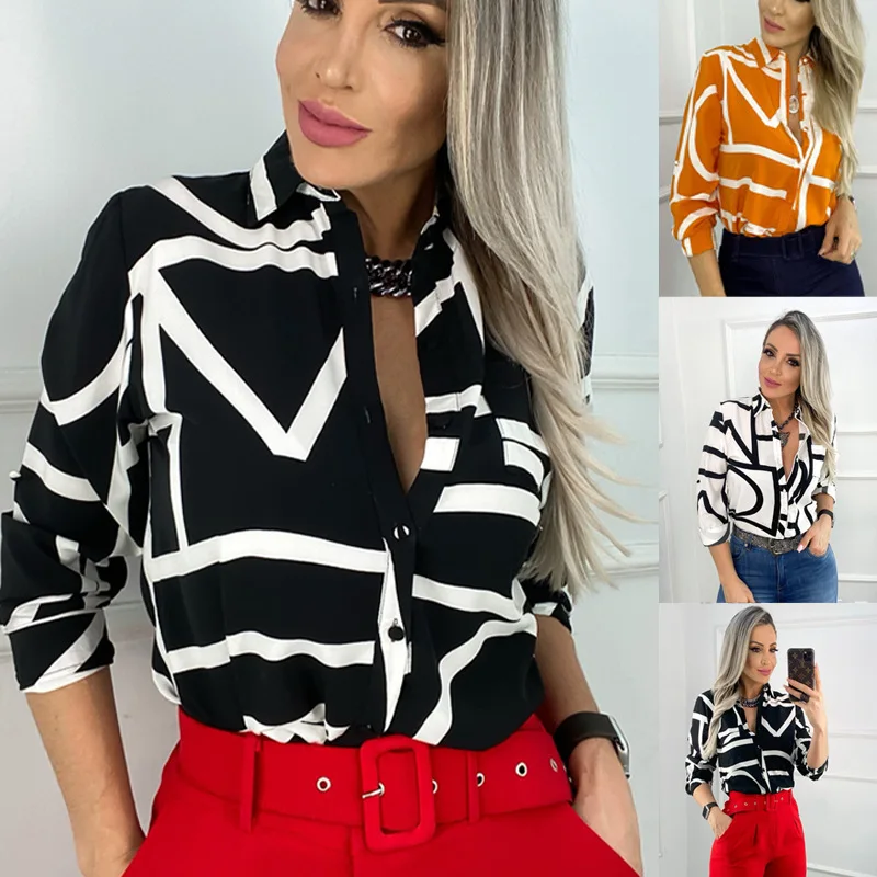 Elegant Shirts Women's Blouse Long Sleeve Shirt Office Ladies Top Casual Solid Single-Breasted Womens Shirt
Elegant Shirts Women's Blouse Long Sleeve Shirt Office Ladies Top Casual Solid Single-Breasted Womens Shirt