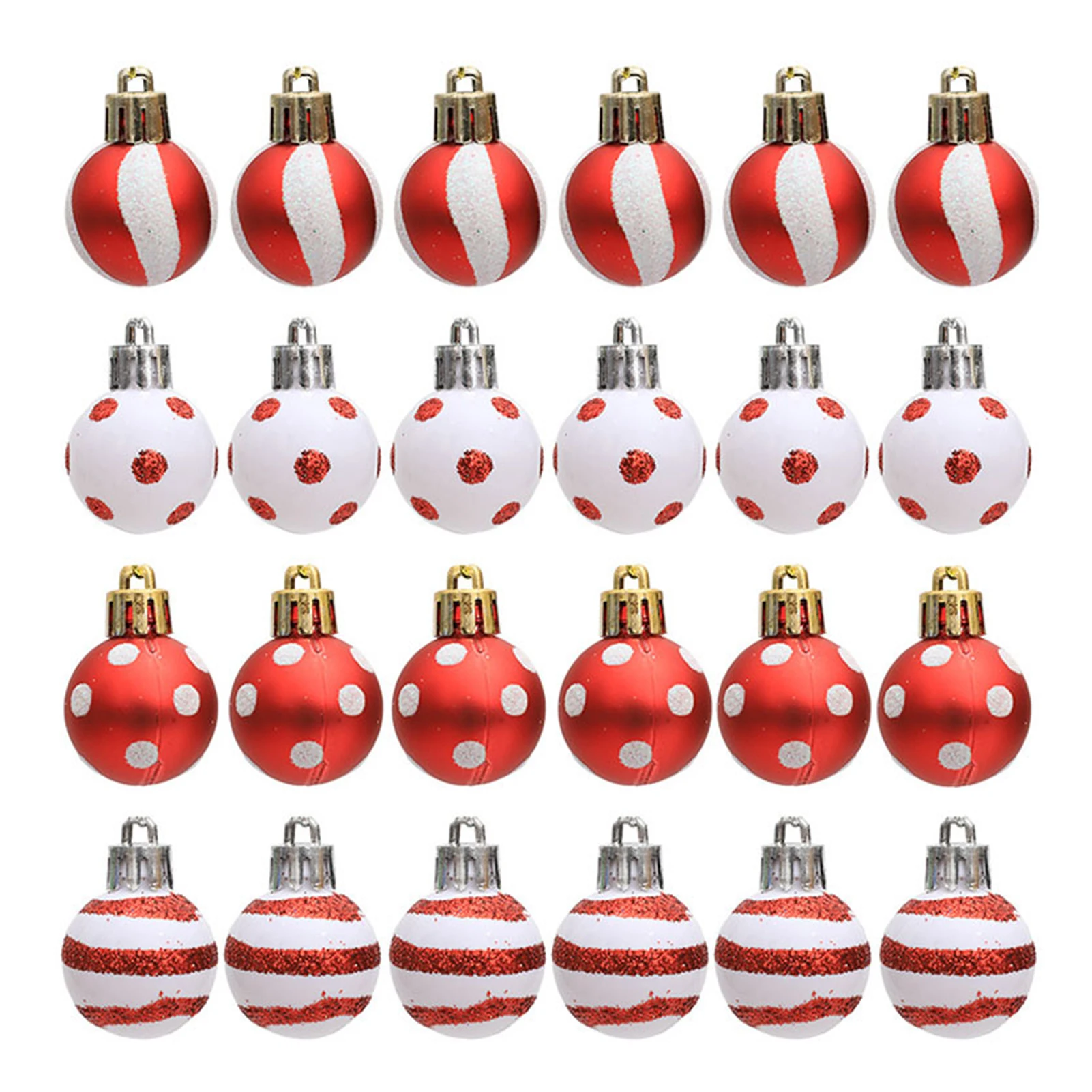24PCS Christmas Hanging Ball with Colored Drawing Easy Installation Home Ornaments Gifts Ideal Gifts for Home Decoration
24PCS Christmas Hanging Ball with Colored Drawing Easy Installation Home Ornaments Gifts Ideal Gifts for Home Decoration