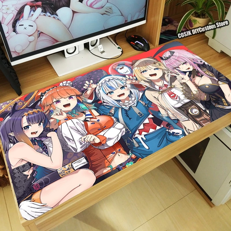 New Anime Vtuber Hololive Takanashi Kiara Mori Calliope Mouse Pad Large Keyboard Mat Computer Lockedge Non-Slip Mousepad
New Anime Vtuber Hololive Takanashi Kiara Mori Calliope Mouse Pad Large Keyboard Mat Computer Lockedge Non-Slip Mousepad