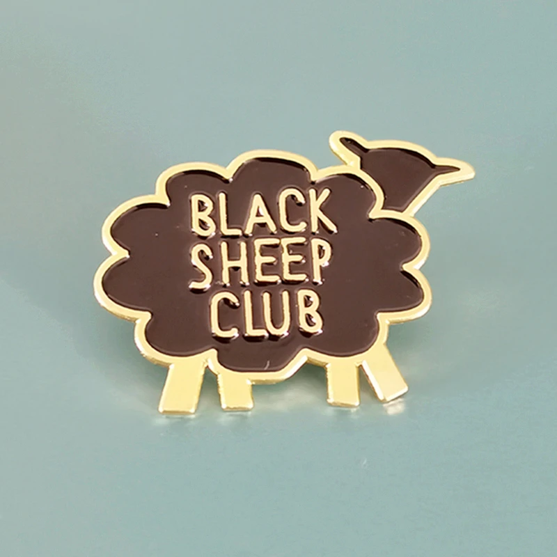 The Black Sheep Club Cartoon Brooch Metal Badge Lapel Pin Jacket Jeans Fashion Jewelry Accessories Gift
The Black Sheep Club Cartoon Brooch Metal Badge Lapel Pin Jacket Jeans Fashion Jewelry Accessories Gift