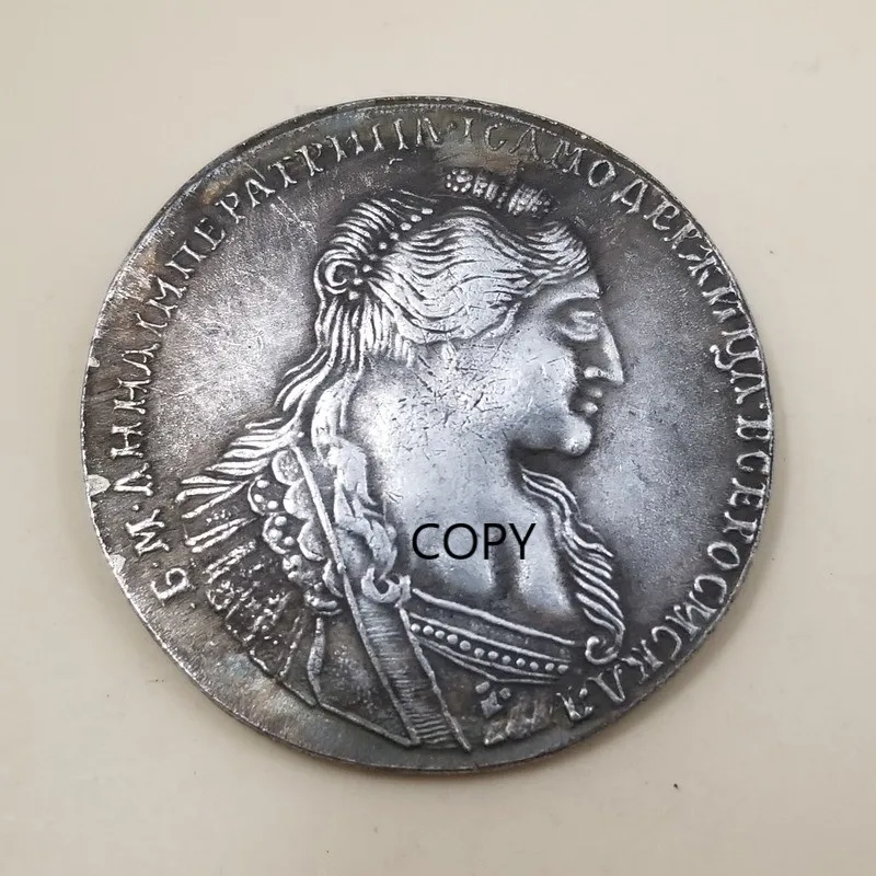 Russia 1736 Silver-plated Brass Commemorative Collectible Coin Gift Lucky Challenge Coin COPY COIN
Russia 1736 Silver-plated Brass Commemorative Collectible Coin Gift Lucky Challenge Coin COPY COIN