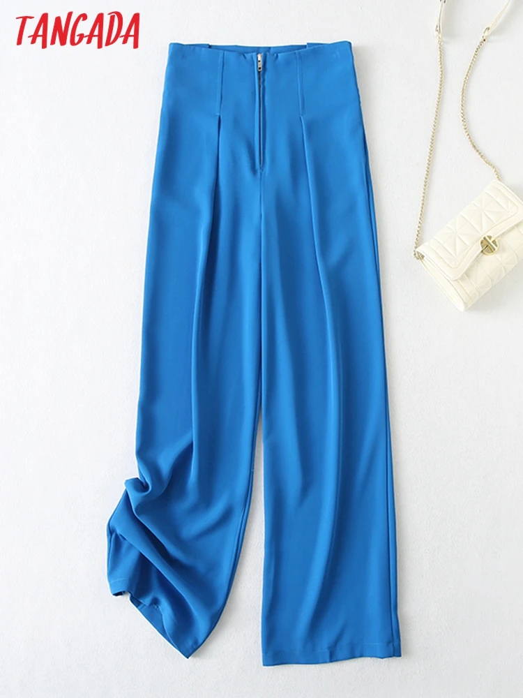 Tangada 2022 New Women High Waist Long Pants Trousers Pockets Office Lady Elegant Summer Pants YU95
Tangada 2022 New Women High Waist Long Pants Trousers Pockets Office Lady Elegant Summer Pants YU95
