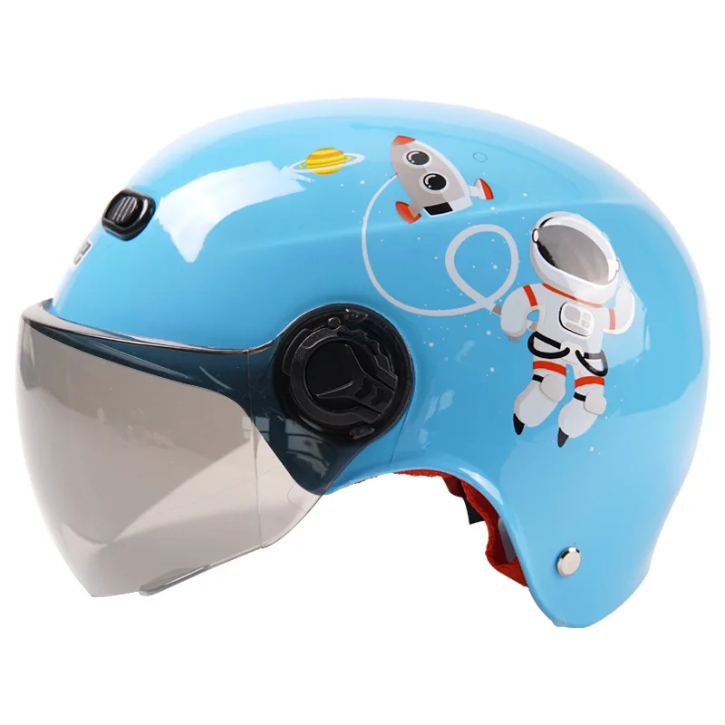 Cartoon children's adjustable helmet electric car helmet battery car sun hat summer half helmet protective cap
Cartoon children's adjustable helmet electric car helmet battery car sun hat summer half helmet protective cap