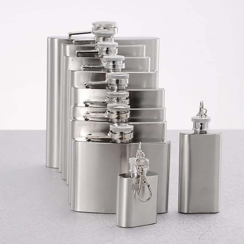 New 1-8 oz High Quality Wine Whisky Pot Bottle Hip Flasks Drinker Alcohol Bottle Portable Drinkware Stainless Steel
New 1-8 oz High Quality Wine Whisky Pot Bottle Hip Flasks Drinker Alcohol Bottle Portable Drinkware Stainless Steel