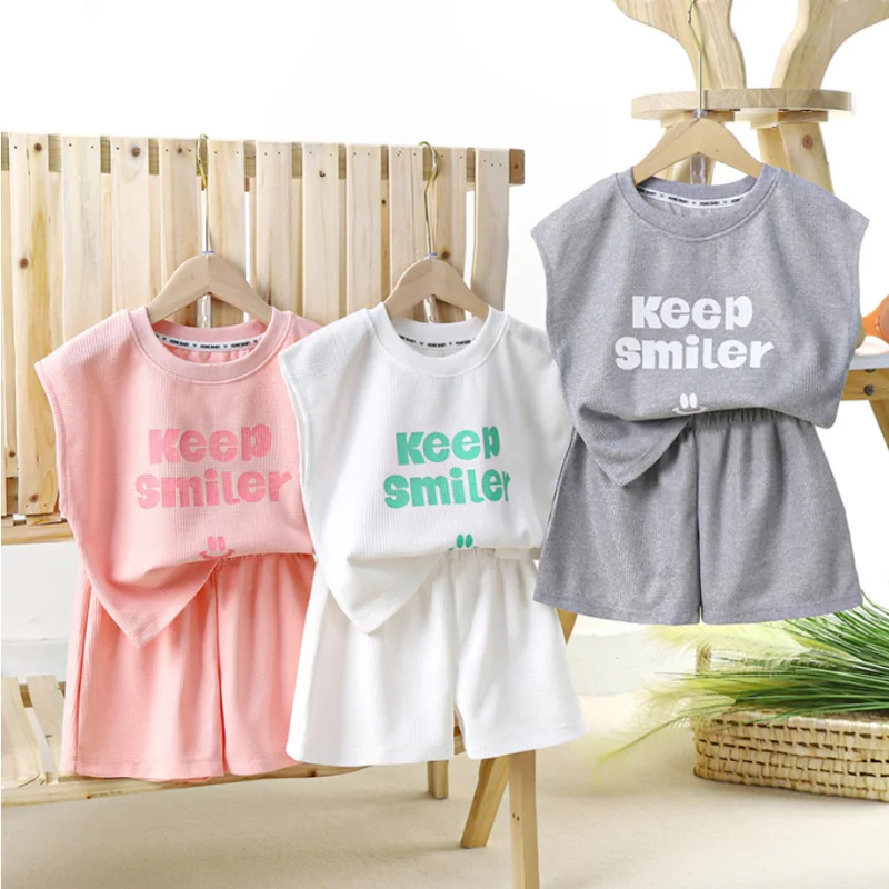 Baby Girl Boy Cotton Clothes Set Sleeveless Top and Shorts 2pcs Suit Infant Toddler Summer Top Buttom Outfit Casual Tracksuit
Baby Girl Boy Cotton Clothes Set Sleeveless Top and Shorts 2pcs Suit Infant Toddler Summer Top Buttom Outfit Casual Tracksuit