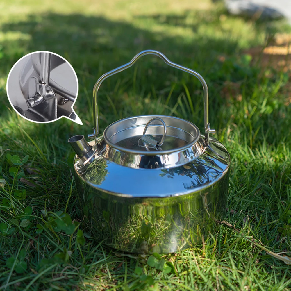1.2L Camping Kettle Hot Sale Outdoor Stainless Steel Camping Teapot Kettle Coffee Pot Outdoor Kettle Utensils Tourism Cookware
1.2L Camping Kettle Hot Sale Outdoor Stainless Steel Camping Teapot Kettle Coffee Pot Outdoor Kettle Utensils Tourism Cookware