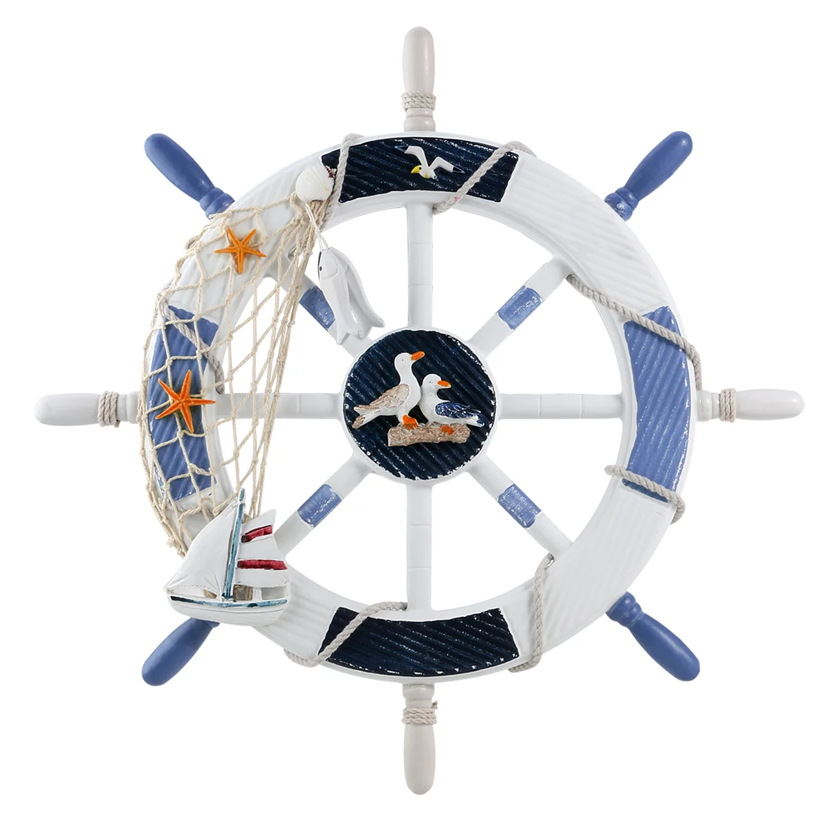 Nautical Wheel Wall Decor Boat Steering Ship Beach Hanging Seaside Ornaments Decorations Decoraions Coastal House Wooden Ocean
Nautical Wheel Wall Decor Boat Steering Ship Beach Hanging Seaside Ornaments Decorations Decoraions Coastal House Wooden Ocean