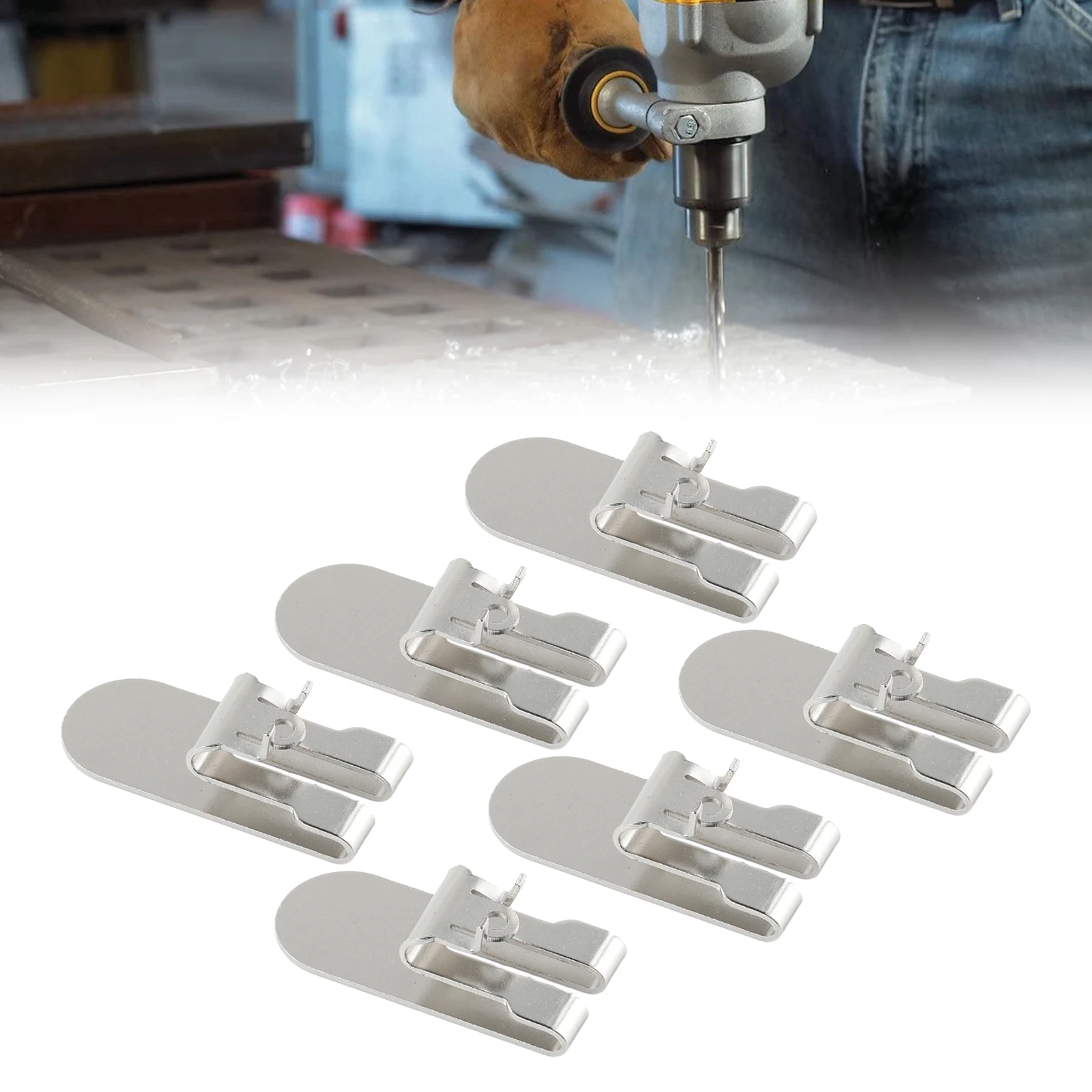 6pcs Belt Clip With Screw N435687 Belt Hook Clips For DCF620 DCF620B DCF622 Drywall Screwgun Power Tool Accessories
6pcs Belt Clip With Screw N435687 Belt Hook Clips For DCF620 DCF620B DCF622 Drywall Screwgun Power Tool Accessories