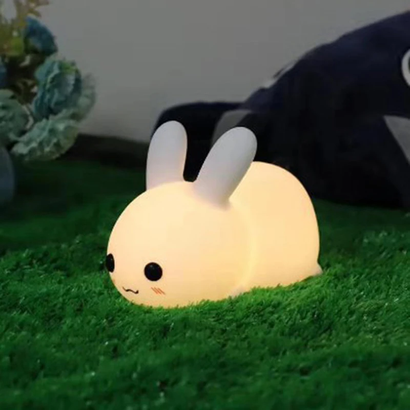 Touch Rabbit Night Lights Silicone Dimmable USB Rechargeable Lamps for Children Baby Gifts Cartoon Cute Animal Bunny Night Lamp
Touch Rabbit Night Lights Silicone Dimmable USB Rechargeable Lamps for Children Baby Gifts Cartoon Cute Animal Bunny Night Lamp