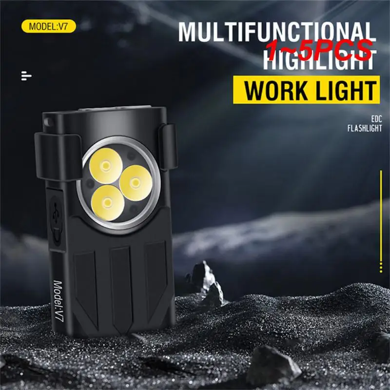 1~5PCS BORUiT V7 LED EDC Keychain Flashlight Type-C Rechargeable Portable Work Light Mini with Clip UV Camping Pocket
1~5PCS BORUiT V7 LED EDC Keychain Flashlight Type-C Rechargeable Portable Work Light Mini with Clip UV Camping Pocket