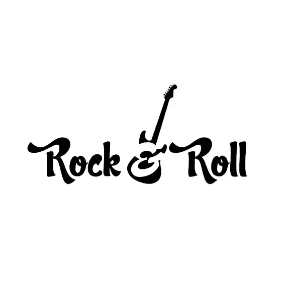 Rock N-Roll гитара музыкальная студия крутая виниловая черная/серебряная Автомобильная наклейка 12,8 см * 5,8 см 
Rock N-Roll гитара музыкальная студия крутая виниловая черная/серебряная Автомобильная наклейка 12,8 см * 5,8 см