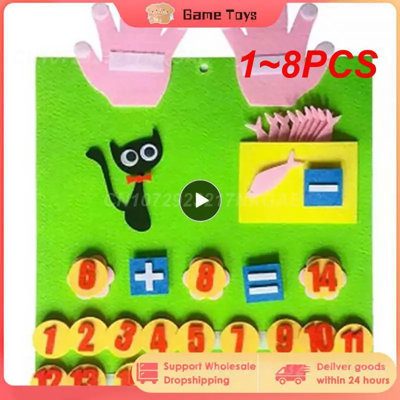 Игрушки Монтессори Детские фетровые, игрушки для детей с подсчетом для раннего обучения, развивающие умные игрушки для малышей, 1 ~ 8 шт.
Игрушки Монтессори Детские фетровые, игрушки для детей с подсчетом для раннего обучения, развивающие умные игрушки для малышей, 1 ~ 8 шт.