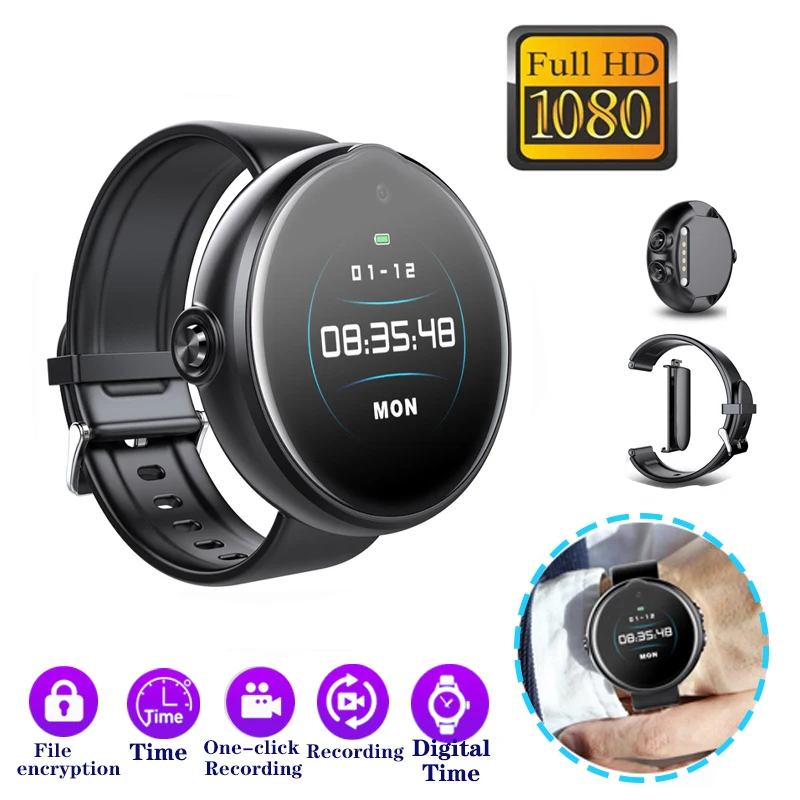 1080P Mini Watch Cam V10 DV DVR Camcorder Home Security Micra Body Cam Business Watch Portable Audio Video Recorder
1080P Mini Watch Cam V10 DV DVR Camcorder Home Security Micra Body Cam Business Watch Portable Audio Video Recorder