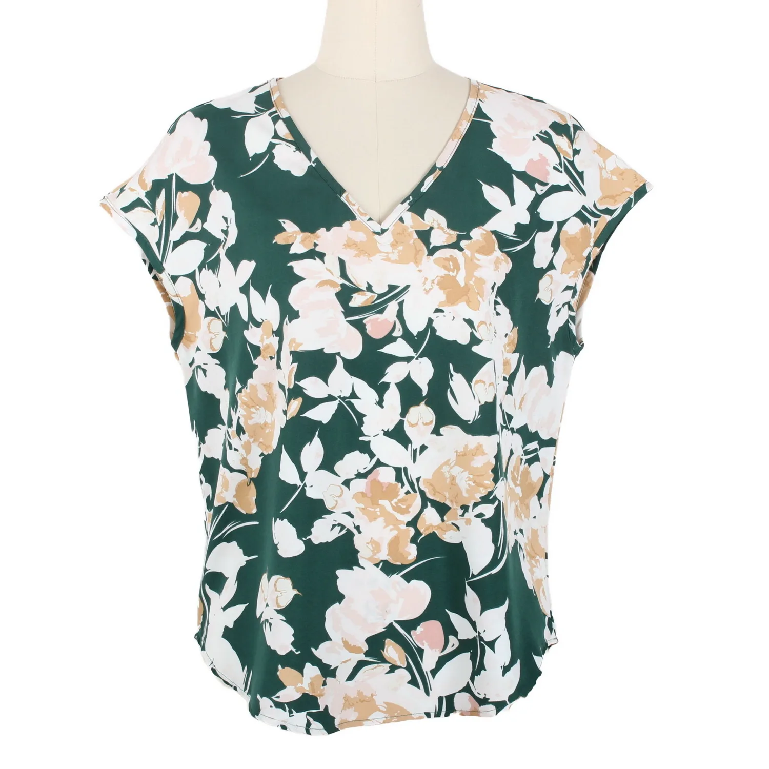 All Over Floral Print Ladies Tops Batwing Sleeve Shirt Blouse V-Neck Women Summer Blouses
All Over Floral Print Ladies Tops Batwing Sleeve Shirt Blouse V-Neck Women Summer Blouses