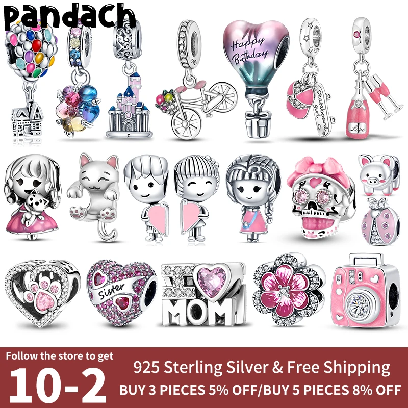 plata charms of ley 925 original fits original pandach bracelet women pink series charms beads silver color pendant diy jewelry
plata charms of ley 925 original fits original pandach bracelet women pink series charms beads silver color pendant diy jewelry