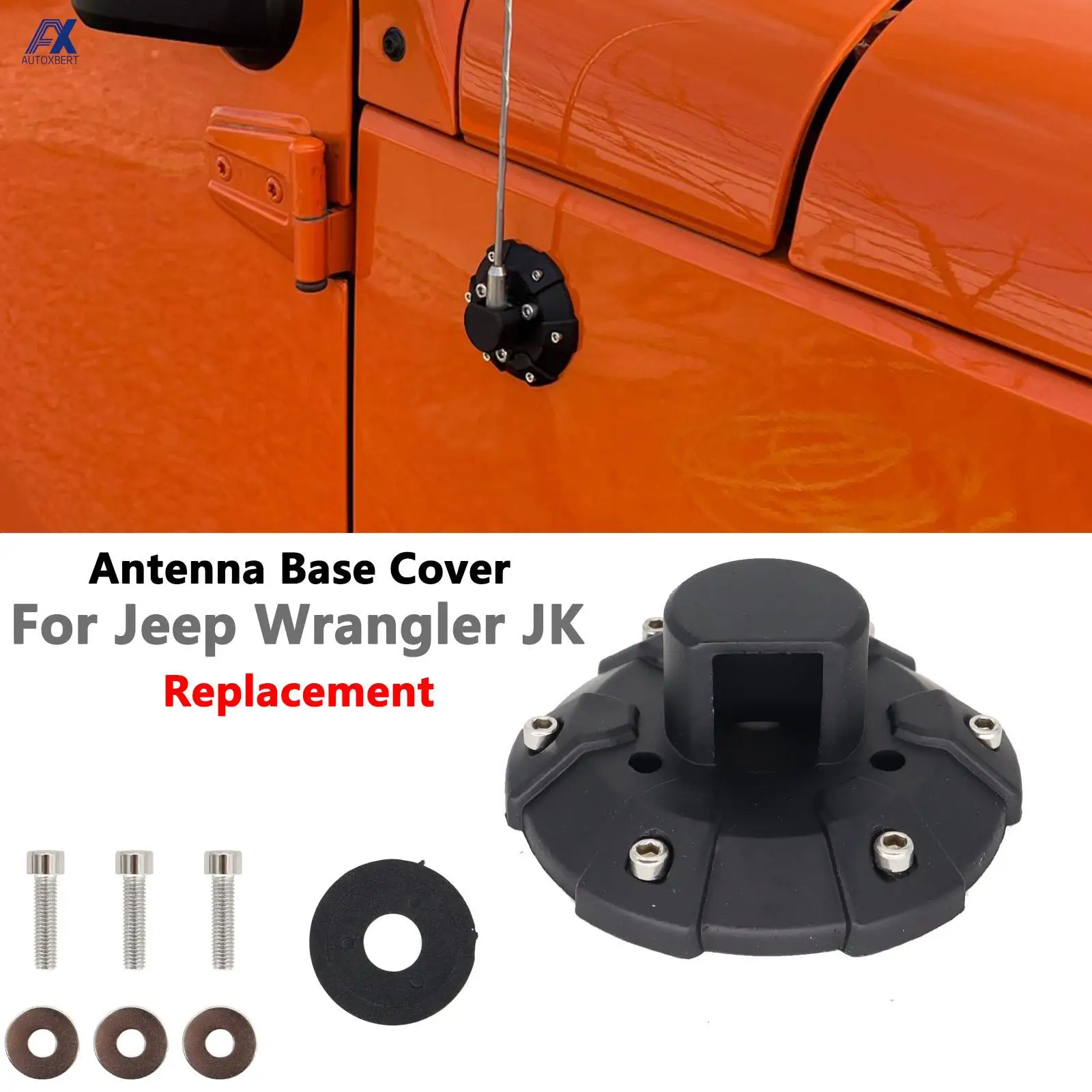 Car Antenna Base Cover Aerials Bottom Protector For Jeep Wrangler JK JL JLU JT Rubicon Sahara Sport 2007-2021 Car Accessories
Car Antenna Base Cover Aerials Bottom Protector For Jeep Wrangler JK JL JLU JT Rubicon Sahara Sport 2007-2021 Car Accessories