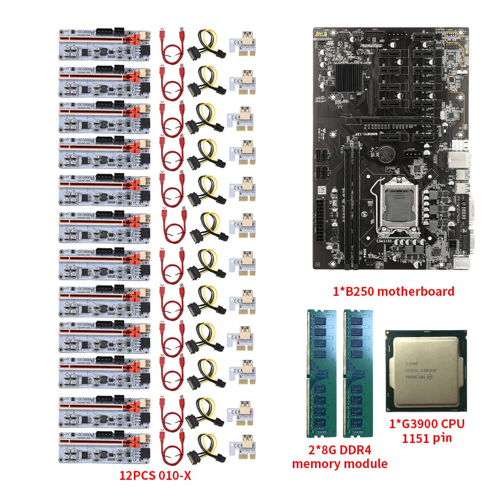 Семейная материнская плата для майнинга, поддержка 12 GPU LGA1151 DDR4 с охлаждающим вентилятором для 12 PCIE 1x 16x, графическая карта, Биткоин, этериум, ...
Семейная материнская плата для майнинга, поддержка 12 GPU LGA1151 DDR4 с охлаждающим вентилятором для 12 PCIE 1x 16x, графическая карта, Биткоин, этериум, ...