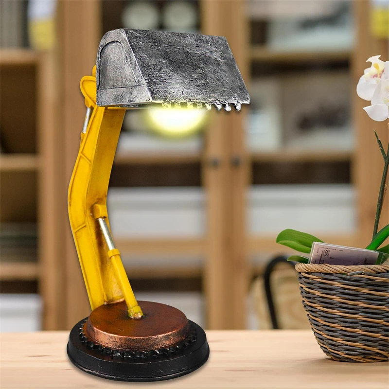 Creative Excavator Desk Lamp LED Night Light Bedside Lamp Reading Light Night Light for Home Bedroom Decoration Novelty Lighting
Creative Excavator Desk Lamp LED Night Light Bedside Lamp Reading Light Night Light for Home Bedroom Decoration Novelty Lighting