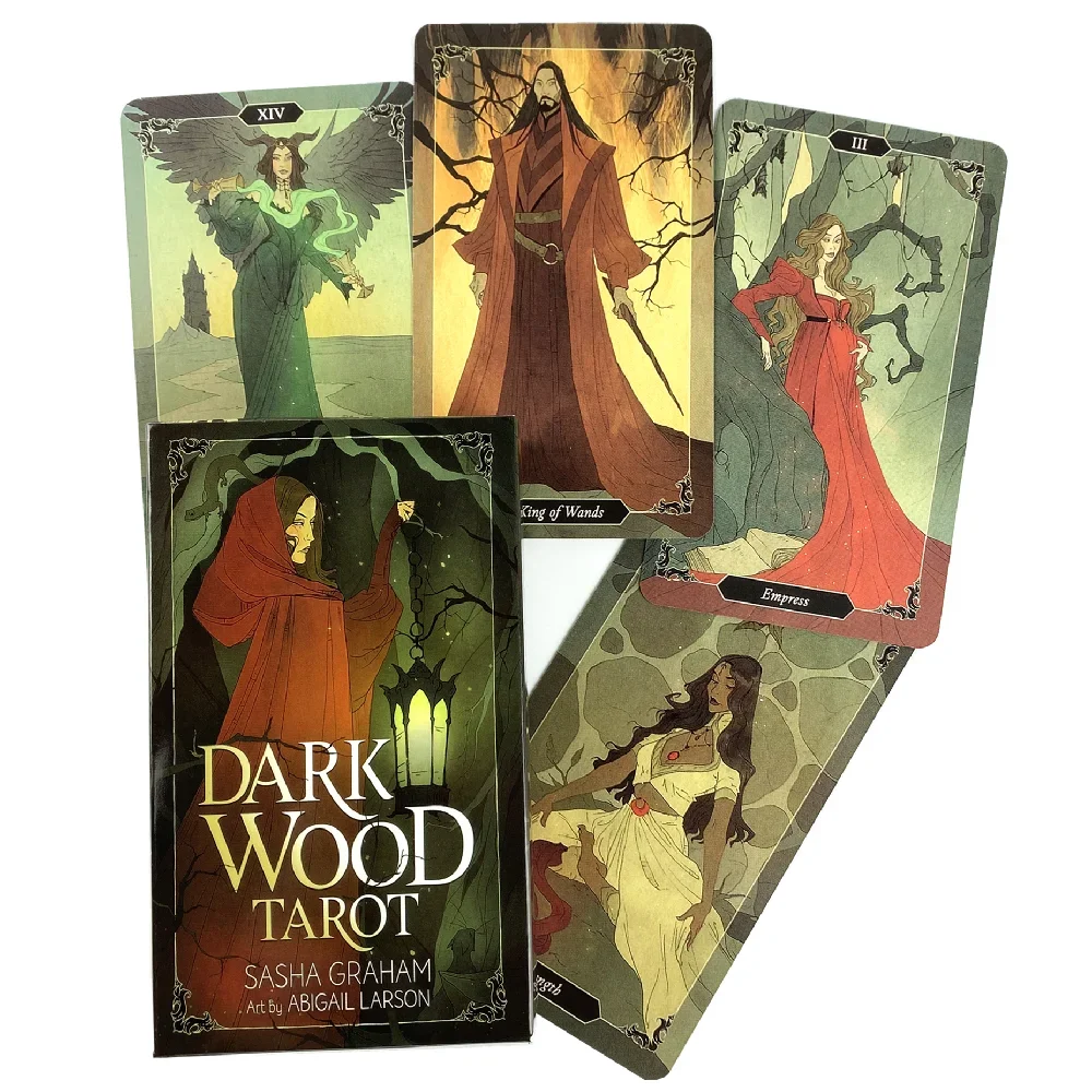 

Карты Таро Dark Wood, колода рождественских карт, издание гадания с англоязычными изображениями, игра в игры