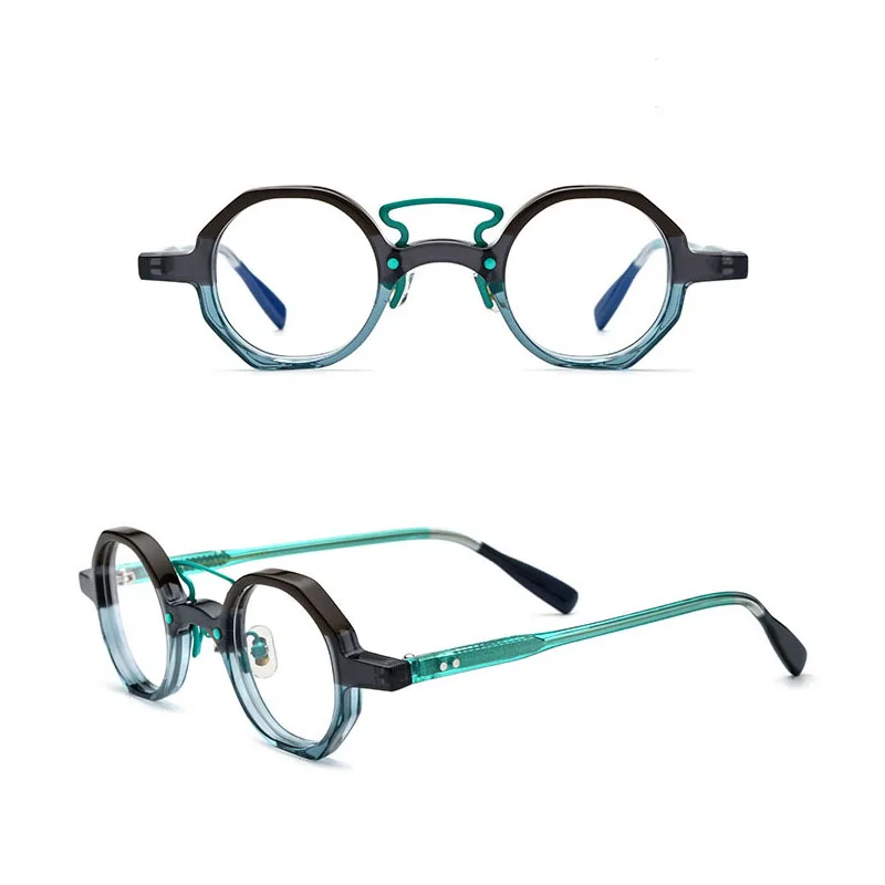 2022 New Arrives Acetate Round Color Matching Reading Eyeglass Frames Optical Myopia Eyewear Prescription Glasses Women Men
2022 New Arrives Acetate Round Color Matching Reading Eyeglass Frames Optical Myopia Eyewear Prescription Glasses Women Men